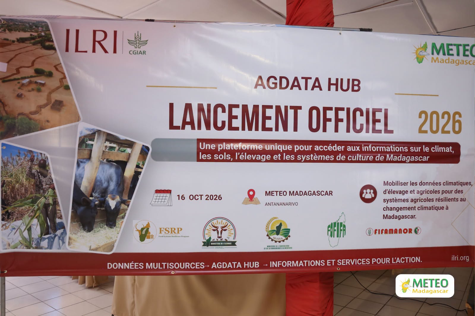 Météo Madagascar et l’ILRI renforcent les services agro-météorologiques avec AgData Hub Météo Madagascar et l’ILRI renforcent les services agro-météorologiques avec AgData Hub