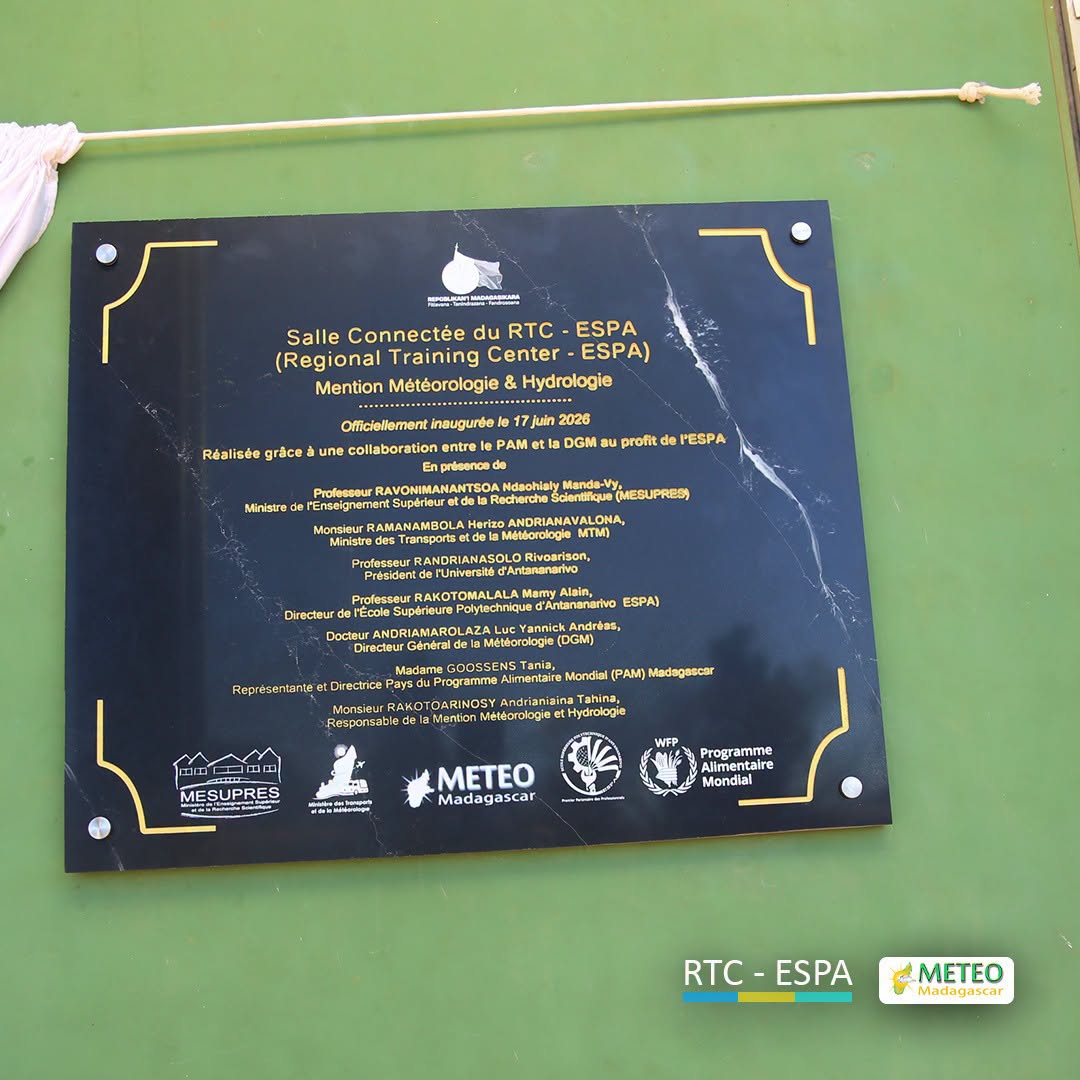 Inauguration officielle de la « Salle Connectée » du RTC-ESPA (Regional Training Center) | 17 Juin 2026 Inauguration officielle de la « Salle Connectée » du RTC-ESPA (Regional Training Center) | 17 Juin 2026