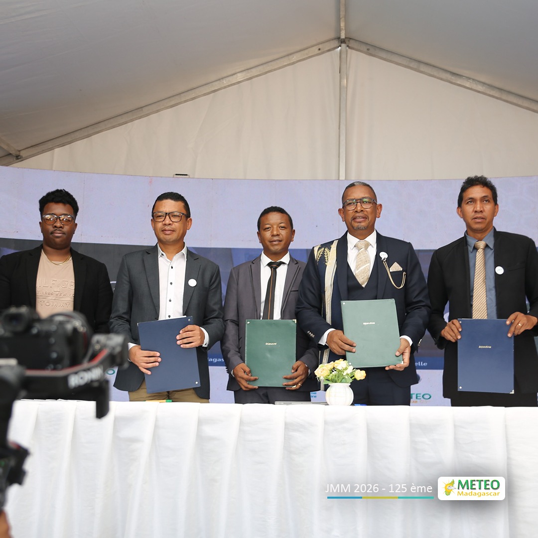 Journée Météorologique Mondiale 2026 et 125ᵉ anniversaire de Météo Madagascar Antananarivo, le 23 mars 2026 Journée Météorologique Mondiale 2026 et 125ᵉ anniversaire de Météo Madagascar Antananarivo, le 23 mars 2026