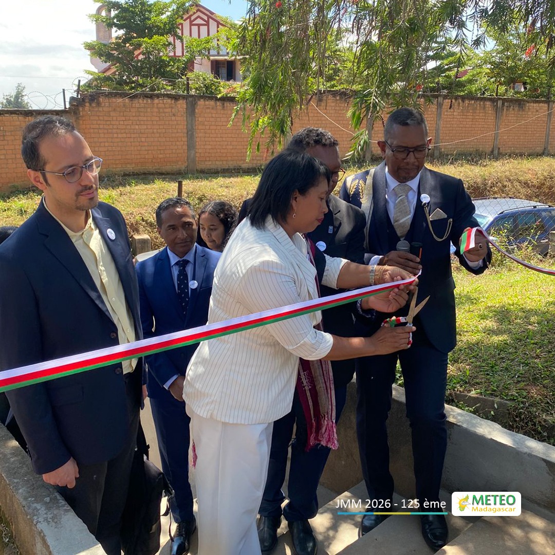 Journée Météorologique Mondiale 2026 et 125ᵉ anniversaire de Météo Madagascar Antananarivo, le 23 mars 2026 Journée Météorologique Mondiale 2026 et 125ᵉ anniversaire de Météo Madagascar Antananarivo, le 23 mars 2026