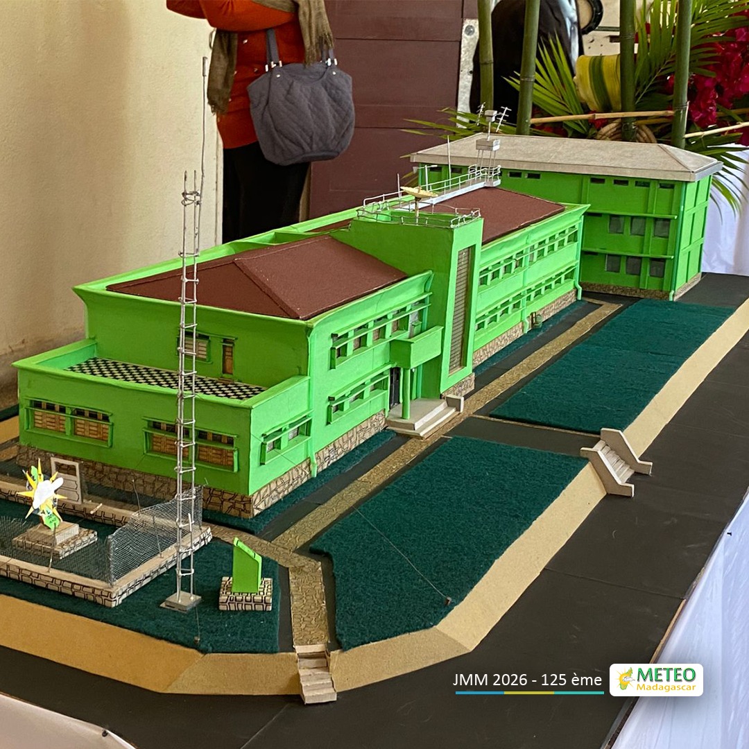 Journée Météorologique Mondiale 2026 et 125ᵉ anniversaire de Météo Madagascar Antananarivo, le 23 mars 2026 Journée Météorologique Mondiale 2026 et 125ᵉ anniversaire de Météo Madagascar Antananarivo, le 23 mars 2026