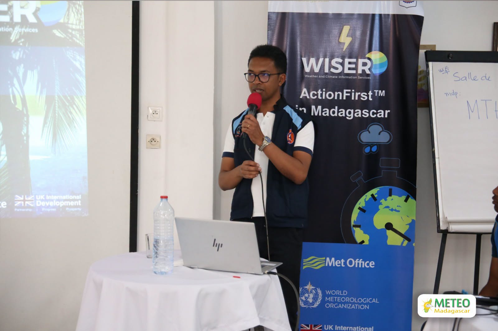 Mahajanga : la modernisation du système d’alerte précoce se poursuit pour mieux anticiper les impacts des phénomènes météorologiques extrêmes | 08–09 Octobre 2026 Mahajanga : la modernisation du système d’alerte précoce se poursuit pour mieux anticiper les impacts des phénomènes météorologiques extrêmes | 08–09 Octobre 2026