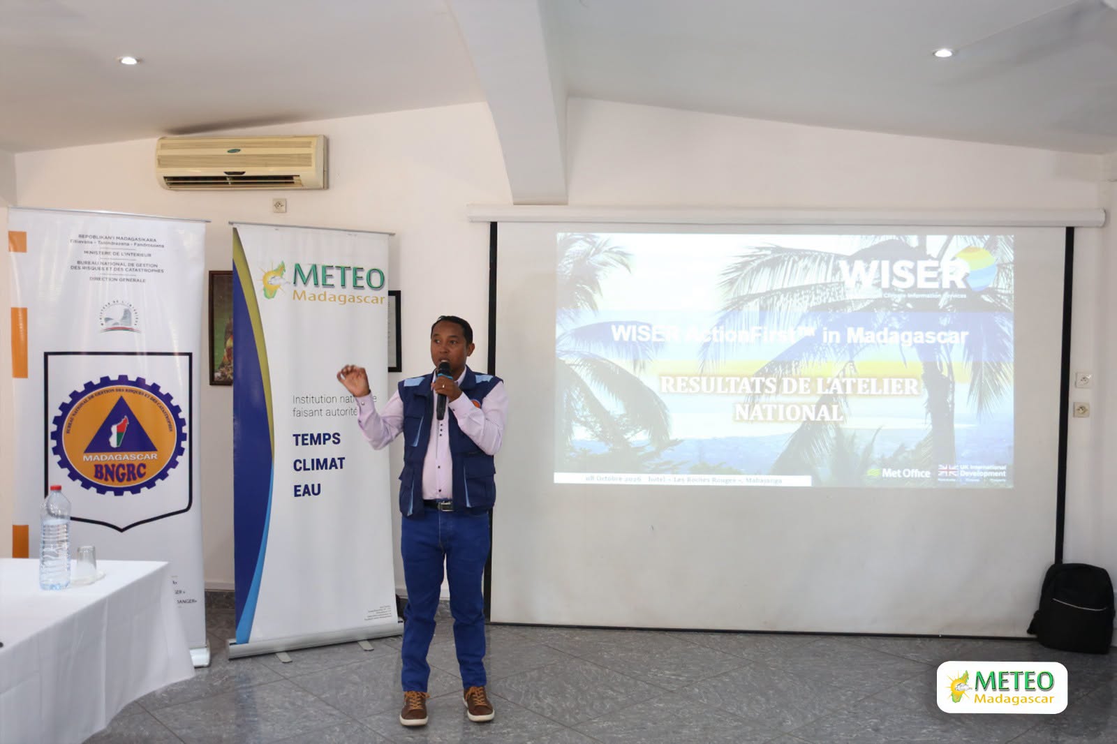 Mahajanga : la modernisation du système d’alerte précoce se poursuit pour mieux anticiper les impacts des phénomènes météorologiques extrêmes | 08–09 Octobre 2026 Mahajanga : la modernisation du système d’alerte précoce se poursuit pour mieux anticiper les impacts des phénomènes météorologiques extrêmes | 08–09 Octobre 2026