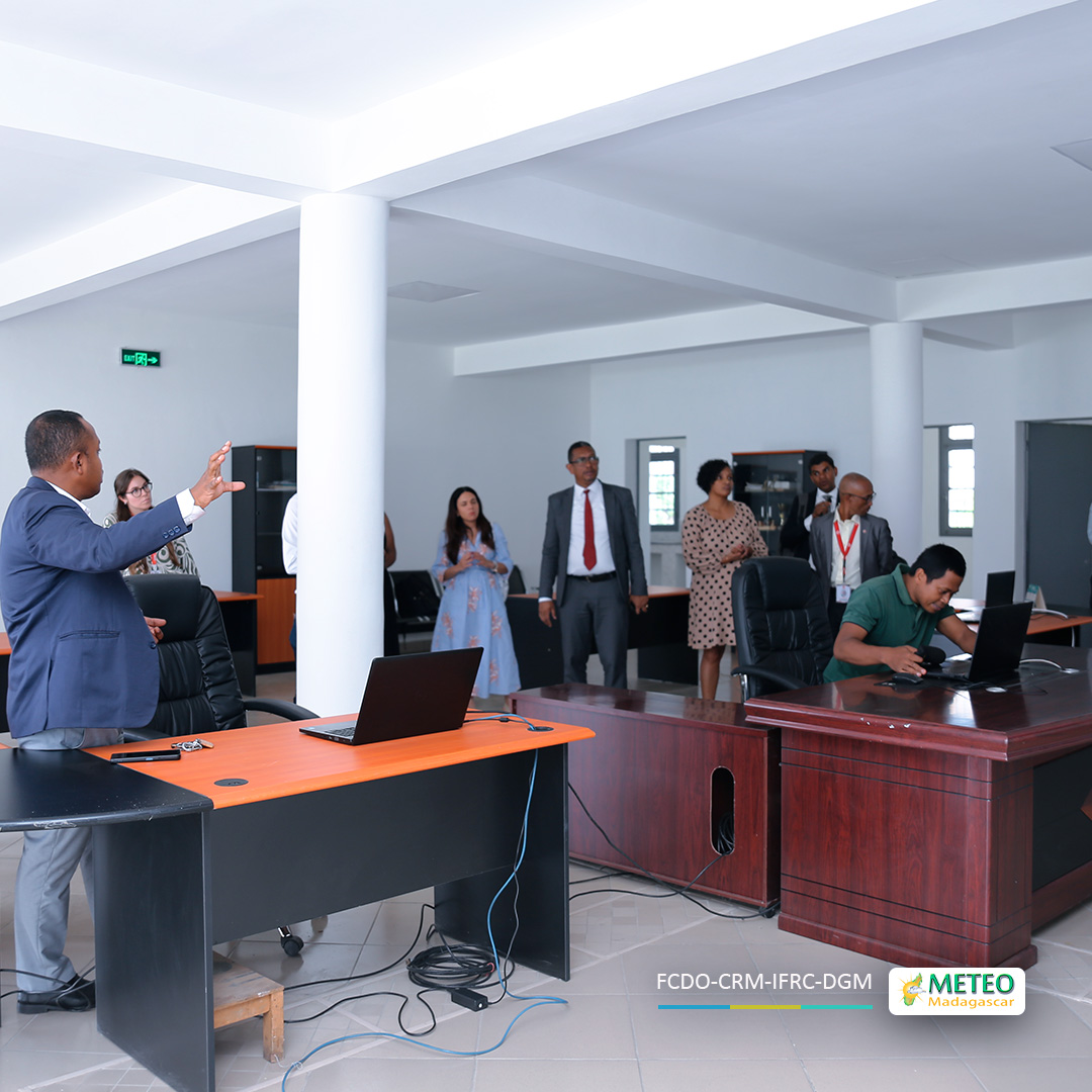 Visite du FCDO- Croix Rouge Malagasy-IFRC à la Direction Générale de la Météorologie | 08 Décembre 2025 Visite du FCDO- Croix Rouge Malagasy-IFRC à la Direction Générale de la Météorologie | 08 Décembre 2025