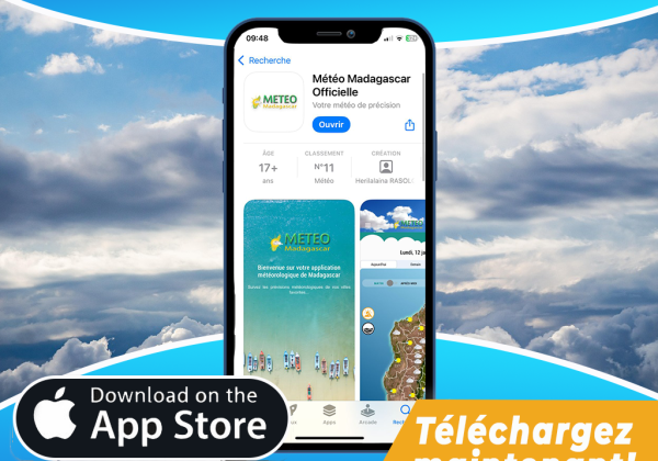 Application Mobile Météo Madagascar Officielle – Version iOS