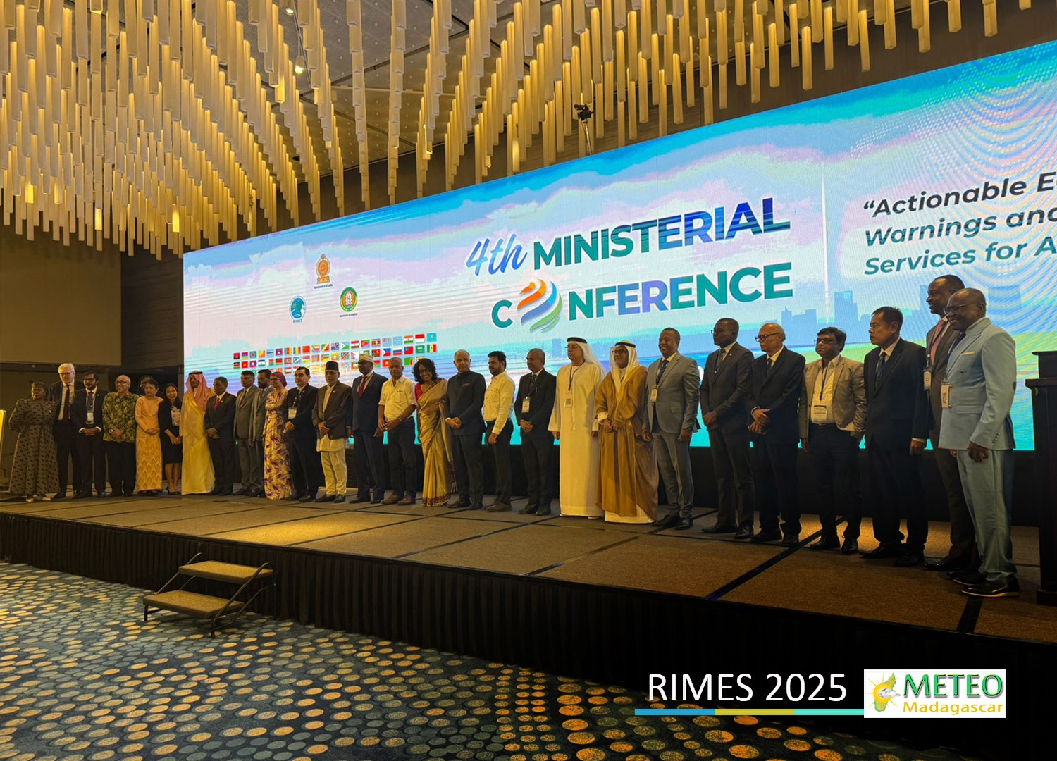 4ème Conférence Ministérielle de RIMES (Système Régional Intégré d’Alerte Précoce Multirisque pour l’Afrique et l’Asie) | 06 au 09 Mai 2025