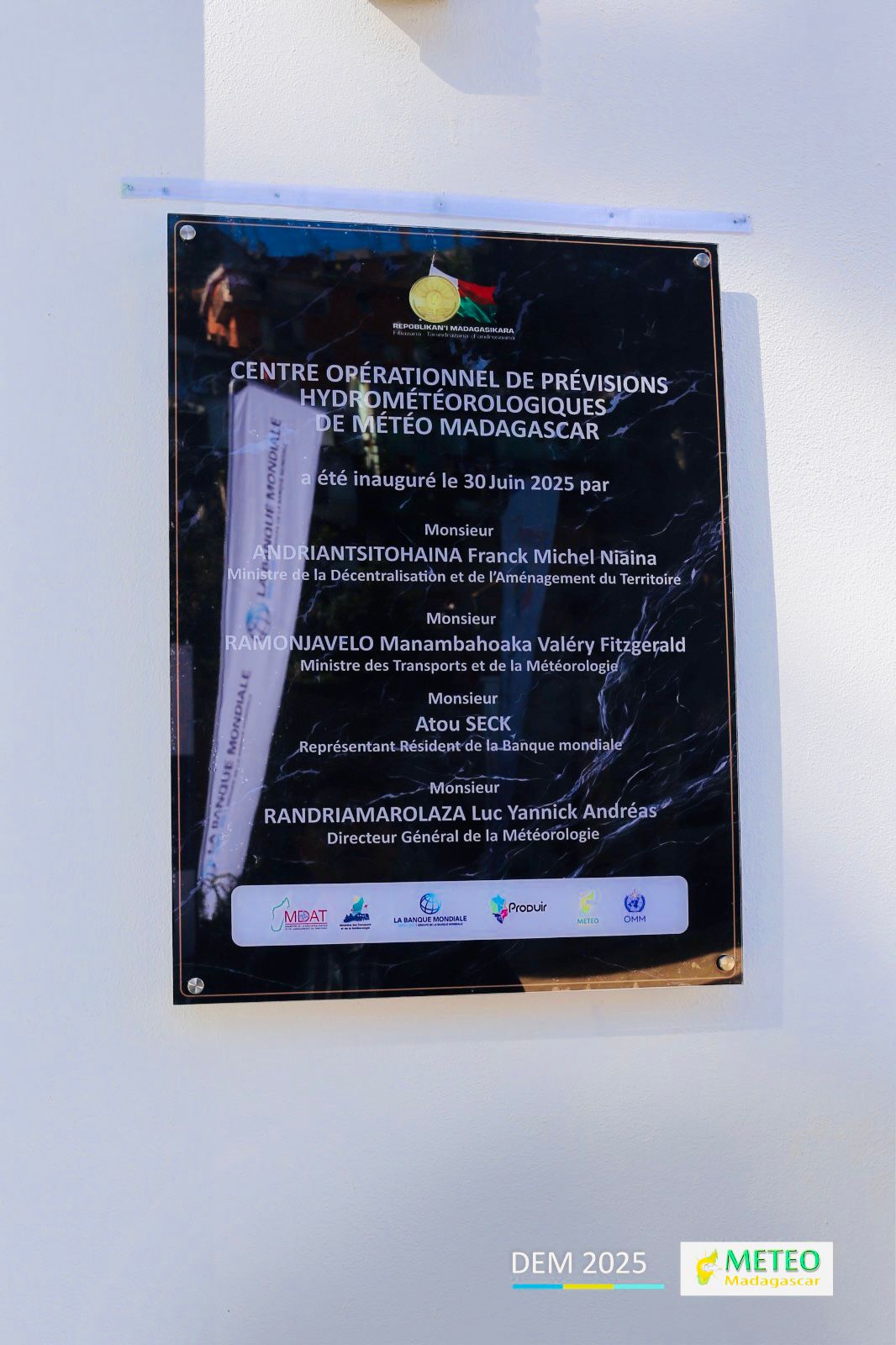 Inauguration du Centre Opérationnel de Prévisions Hydrométéorologiques | 10 Juin 2025