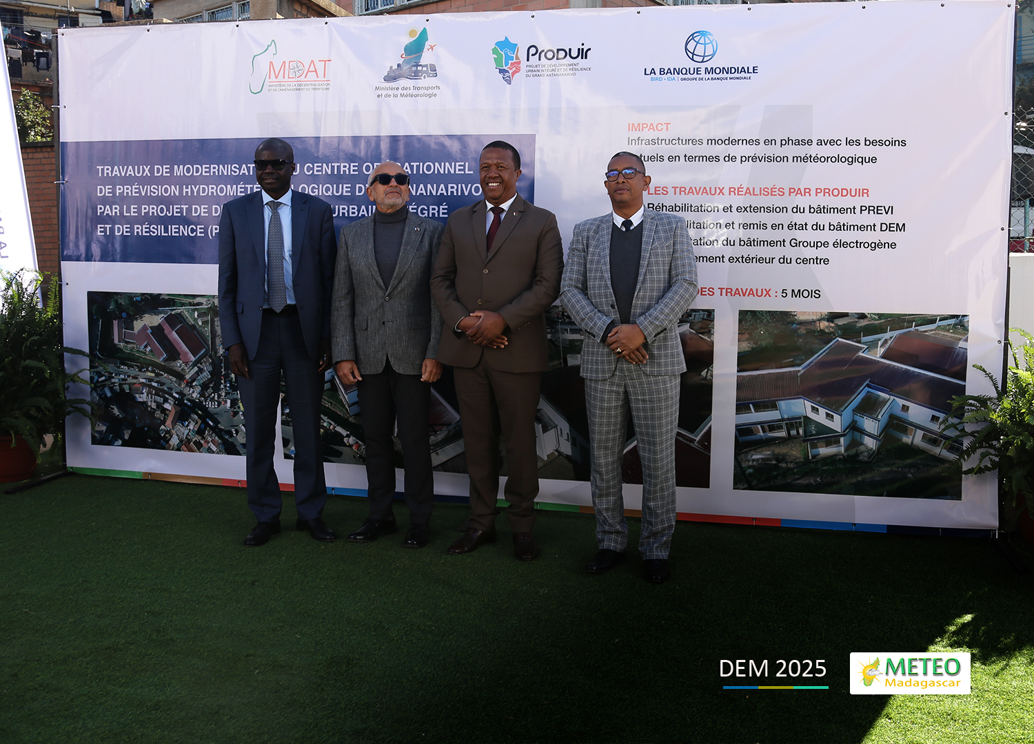 Inauguration du Centre Opérationnel de Prévisions Hydrométéorologiques | 30 Juin 2025 à Ampasampito